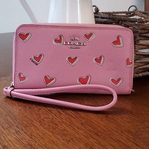 COACH wristlet wallet